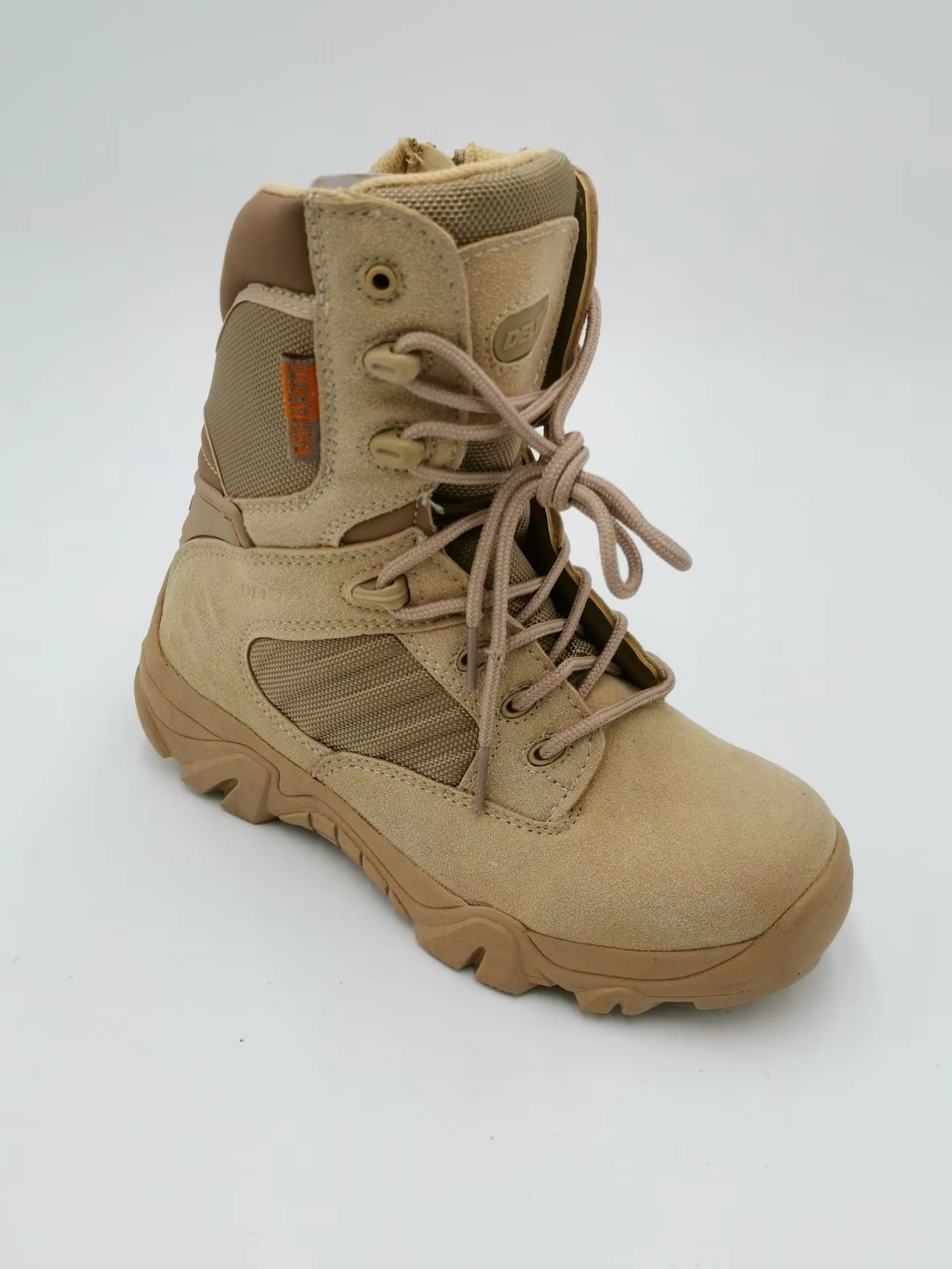 Cowhide suede delta tactical boots source factory direct sales outdoor high-top desert combat boots