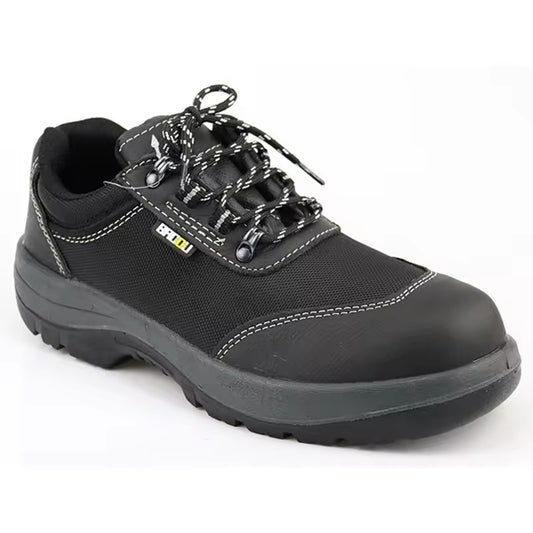 Smash-proof And Puncture-proof Labor Safety Shoes Men's Summer Fly-woven Breathable And Wear-resistant Construction Shoes