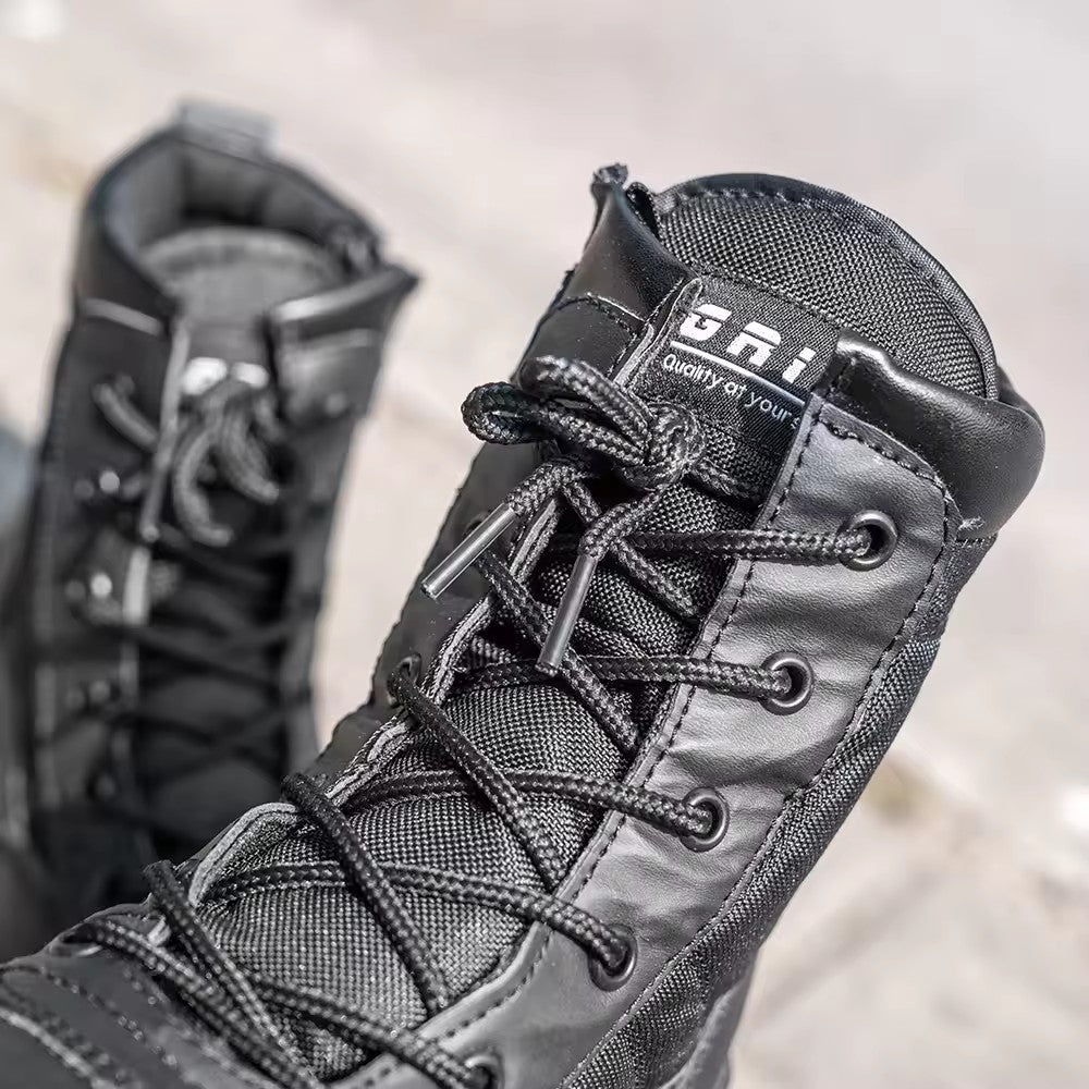 Men Desert Boots Camouflage Lightweight Jungle Boots Hiking Leather Training Hunting Tactical Boots for Children