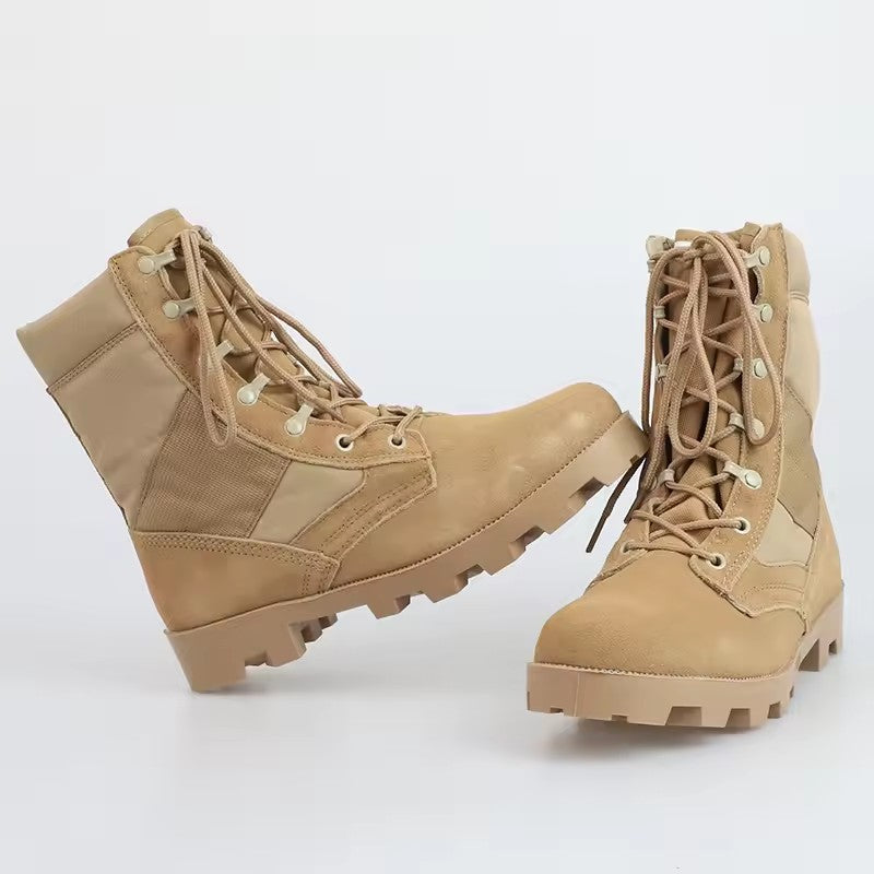 Manufacturers Panama combat boots outdoor men boots anti-puncture training marine boots
